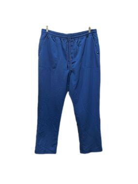 Jaanuu Men's Royal Blue Classic Straight Leg Scrub Pants Size 1XL